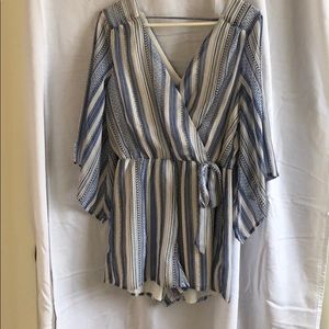 Striped romper